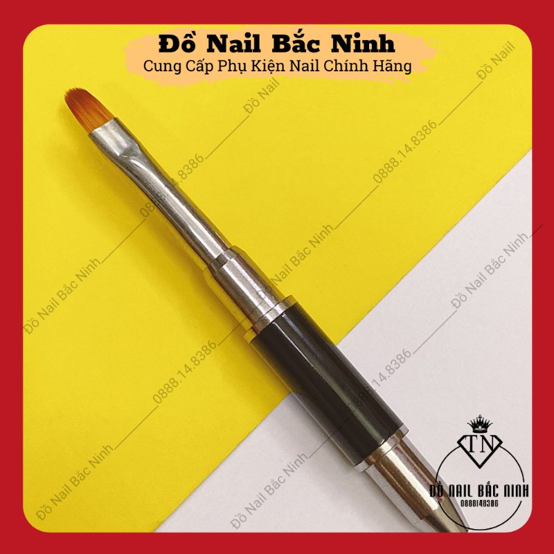Cọ Đắp Gel Gôm Loại 2 Đầu Chuyên Dụng Làm Nail