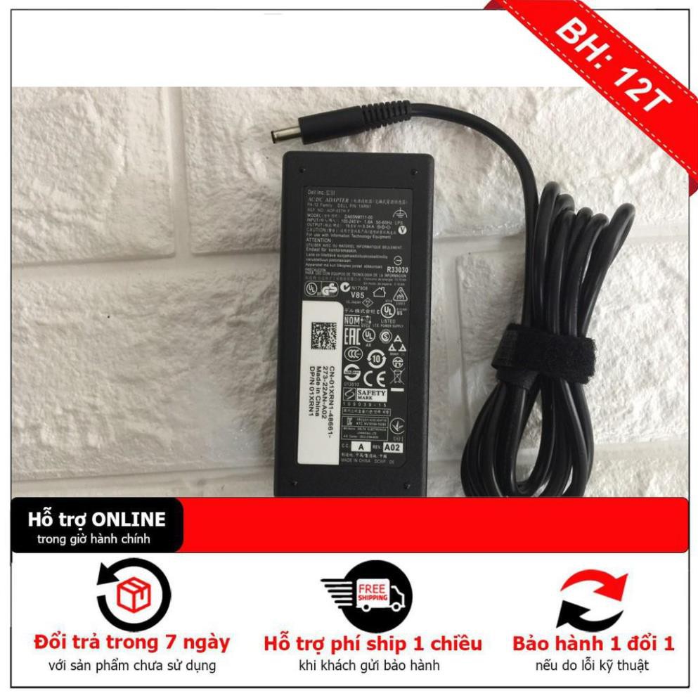 Sạc Laptop Dell chân kim nhỏ ZIN 19.5V – 3.34A/4.62A  Adapter Dell 5568 3558 3458 3559