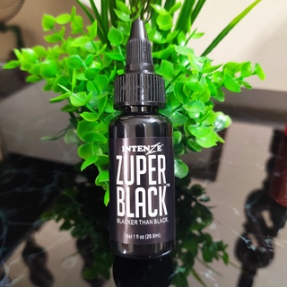 Mực xăm Trung Cấp Intenze Zuper Black 30ml ( hàng có sẵn )