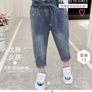 Quần jeans baggy bé gái