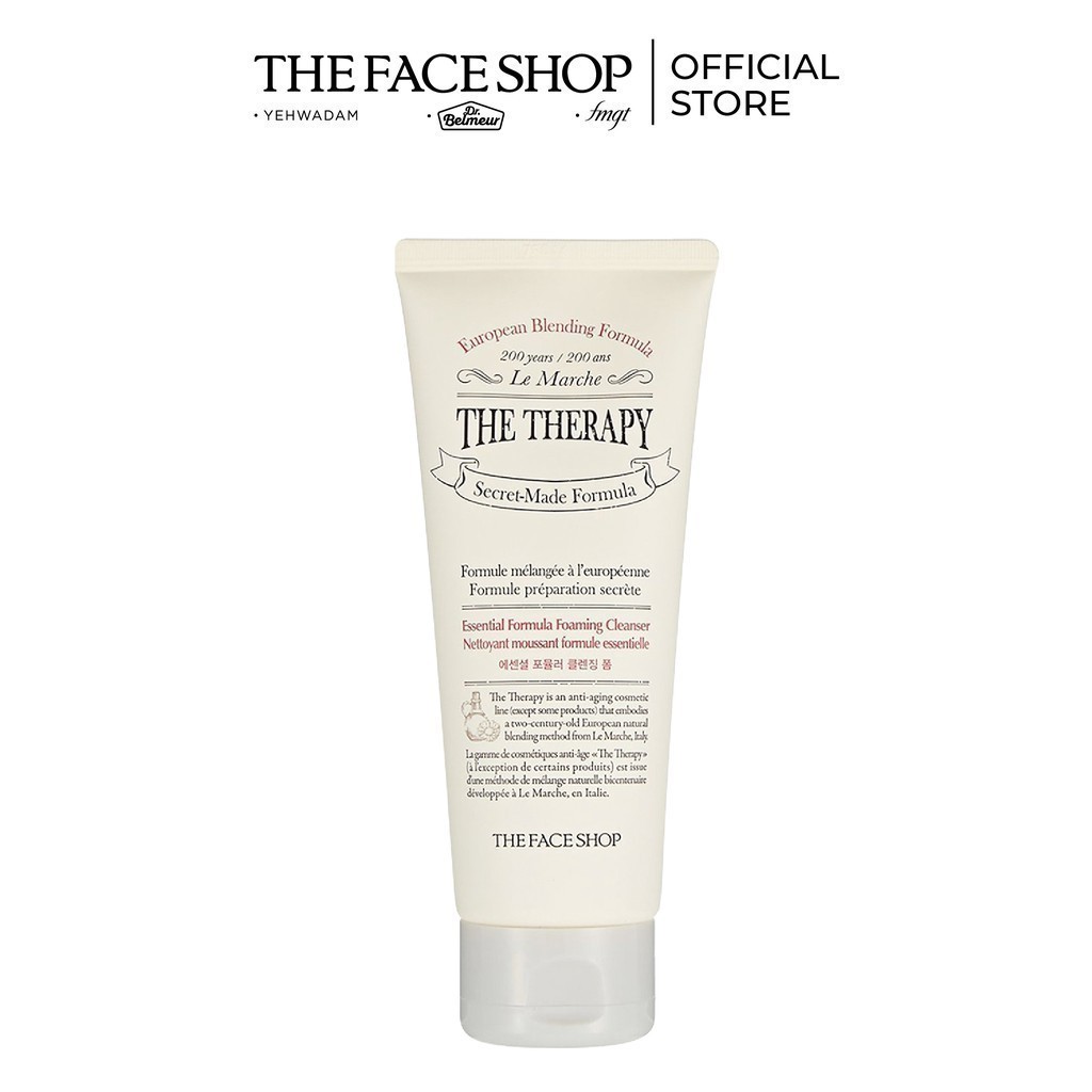 Sữa Rửa Mặt Chống Lão Hóa Sớm TheFaceShop The Therapy Essential Foaming Cleanser 150ml