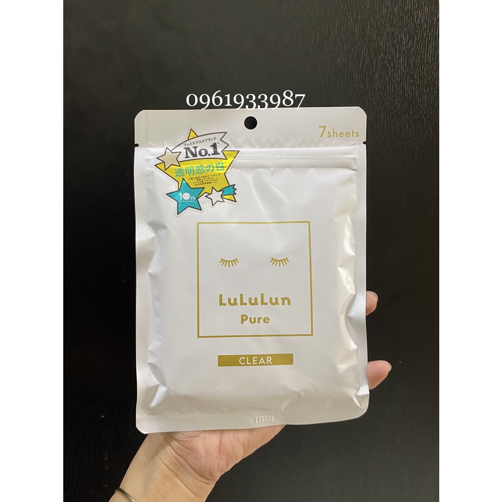 MẶT NẠ LULULUN 7 MIẾNG NHẬT BẢN