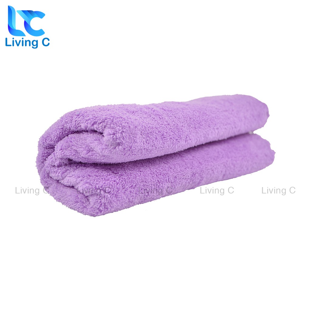 Khăn lau đa năng siêu mềm 60 x 30 cm Living C , khăn mặt đa năng mềm mại siêu thấm nước _KH60