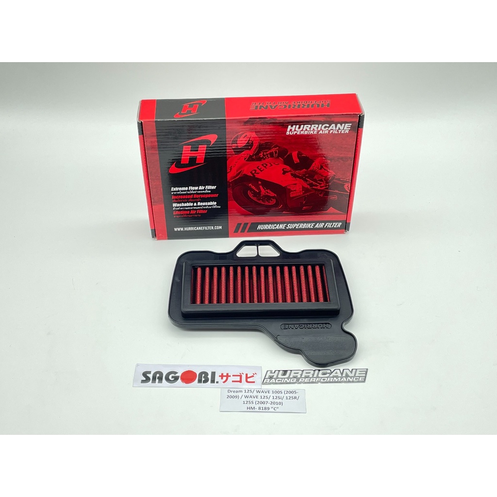 HONDA FUTURE 2/ NEO/ X  LỌC GIÓ HURRICANE  mã: HM-8189