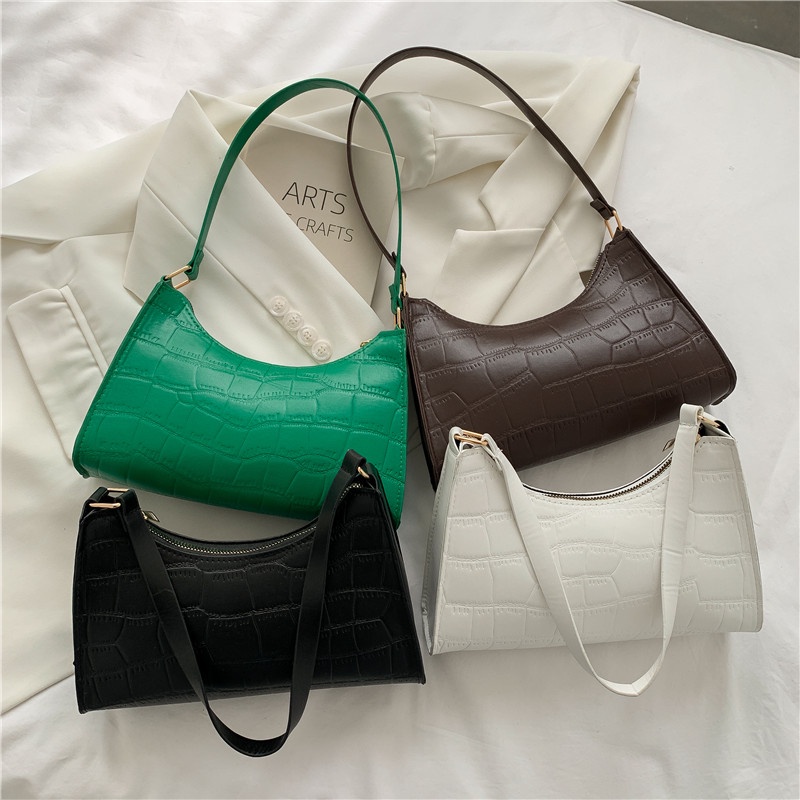 Túi Đeo Vai Hình Vuông Mềm Mại Màu Trơn Thiết Kế Đơn Giản Thời Trang 2022 Cho Nữ