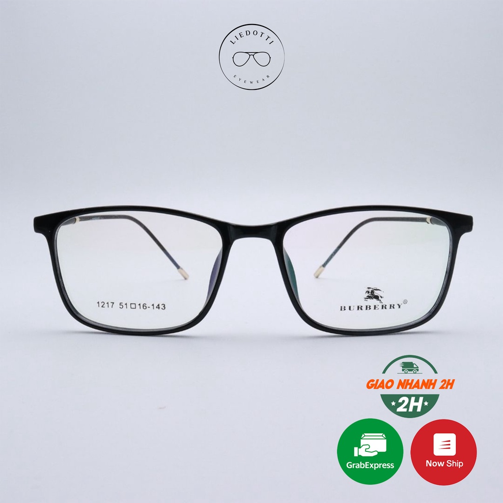 Gọng kính thời trang nam nữ, chất liệu nhựa cao cấp, LieDotti Eyewear 1217