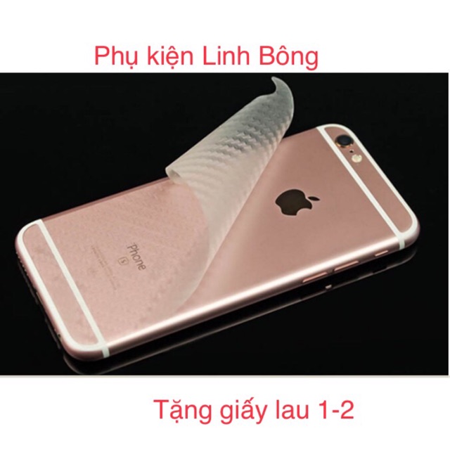 MIẾNG DÁN CARBON IPHONE 5 5s 6 6s 6plus 6splus 7 7plus 8 8plus x xsmax 11po 11 11promax 12 promax 12 pro CACBON