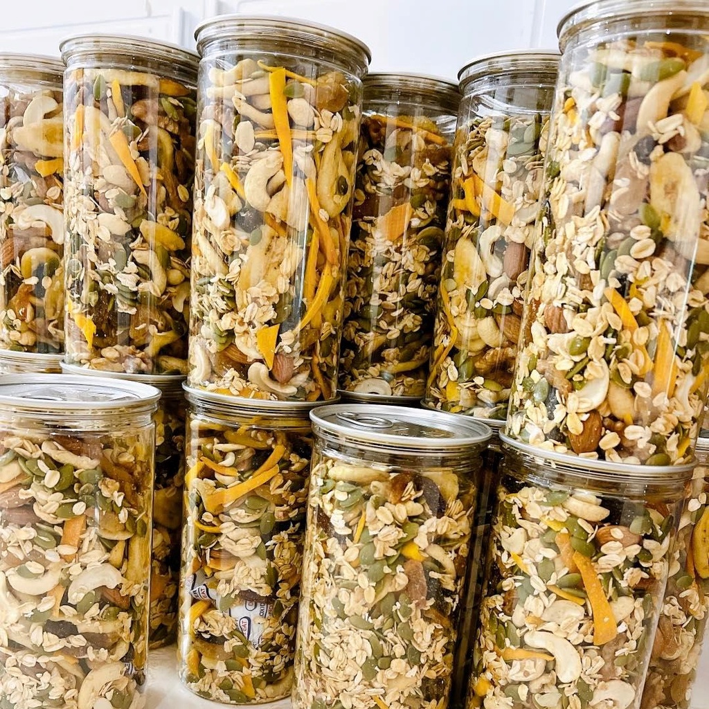 Ngũ Cốc Granola Nhiều Hạt Granola Ăn Kiêng Giảm Cân Ăn Vặt Bà Bầu Eatclean Vị Sô cô la 500g