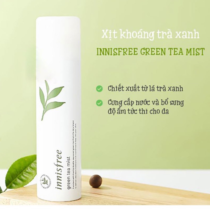 Xịt Khoáng Trà Xanh Innisfree Green Tea Mist 2019 | BigBuy360 - bigbuy360.vn