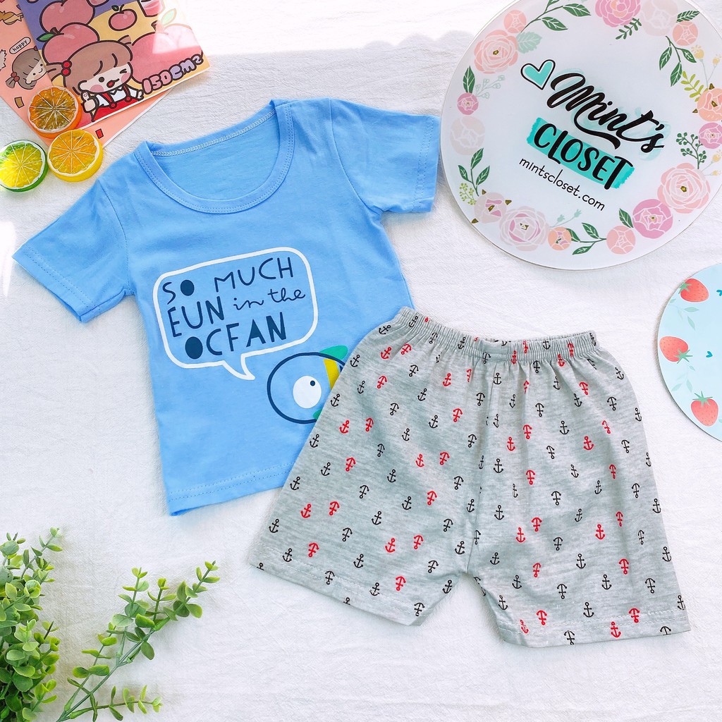Bộ Cotton Baby Dành Cho Bé Từ 1-4 Tuổi Loại I - S1229