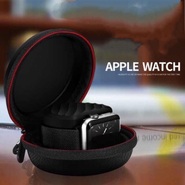 Đế sạc Apple Watch kiêm hộp đựng và cuốn dây đồng hồ HOPAW-PU-1