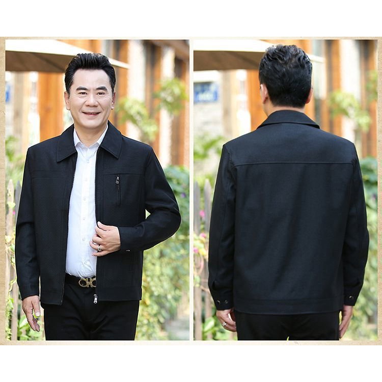 Áo Khoác Nam Trung Niên Cao Cấp - Áo Khoác Cho Bố Lót Lông