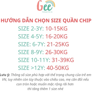 Set 3 quần đùi mặc váy bé gái sợi tre gee - ảnh sản phẩm 9