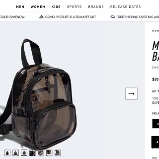 Balô dễ thương adidas size mini