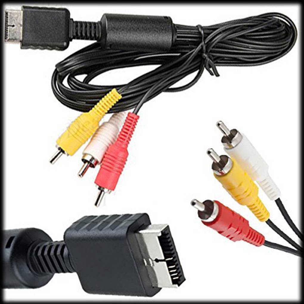 Dây cáp âm thanh video thay thế cho PS3 PS2 PS1 AV