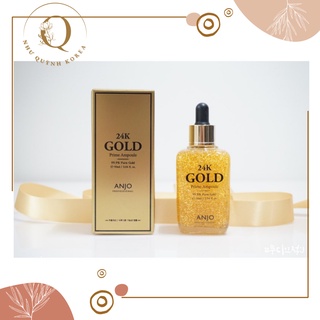 Serum tinh chất vàng dưỡng da chống lão hóa vàng nguyên chất 24k anjo hàn quốc 90ml