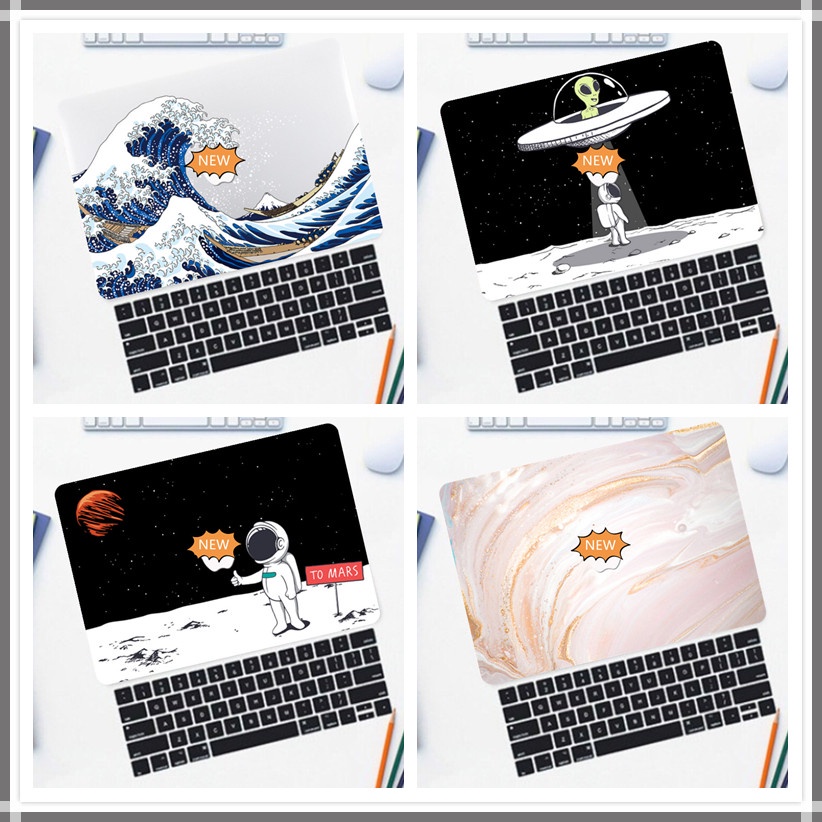 With keyboard cover⭐Astronauts & Space⭐For Macbook case M2 Air13 A2681 2021 Pro14：A2442 Pro 13 15 inch 2019 A2159 A1990 A1707 Air 13.3 2020 12 A1708 A1989 A1706 2020 A2179 A2237 Pro 2020 M1 A2251 A2289 A2238 Case Cover Hollow