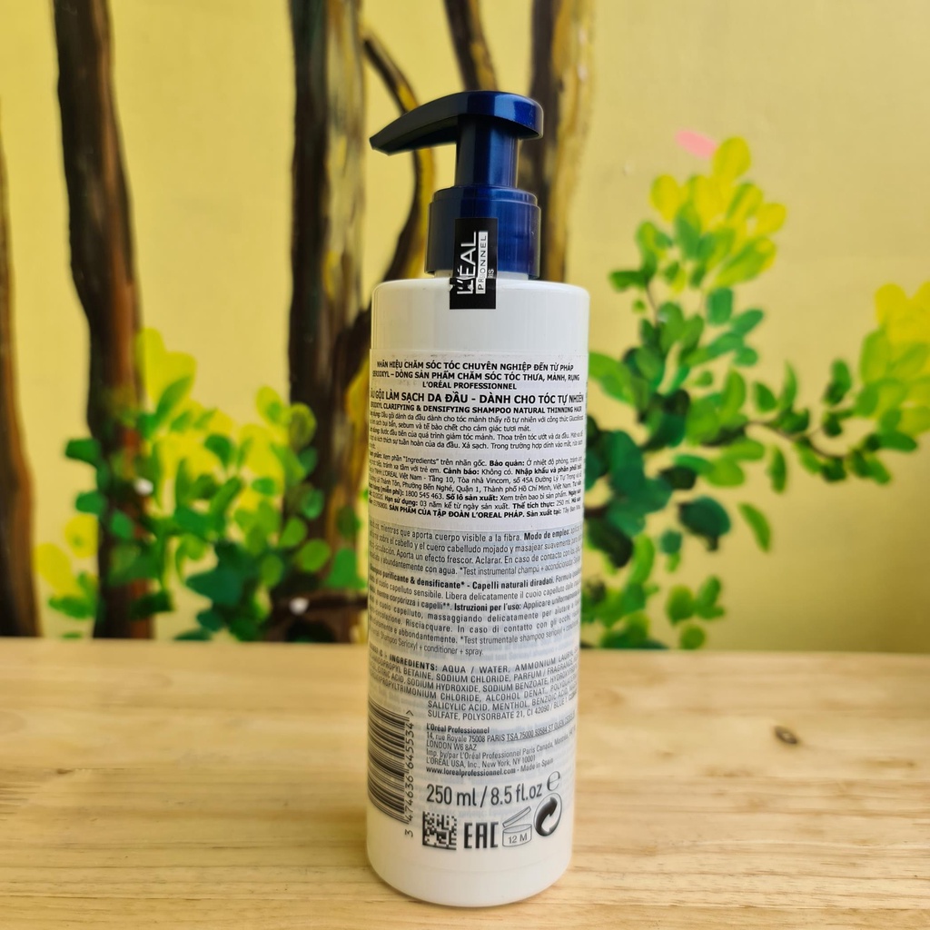 Dầu gội LOreal Professionnel giúp làm dày tóc và kích thích mọc tóc Serioxyl 250ml