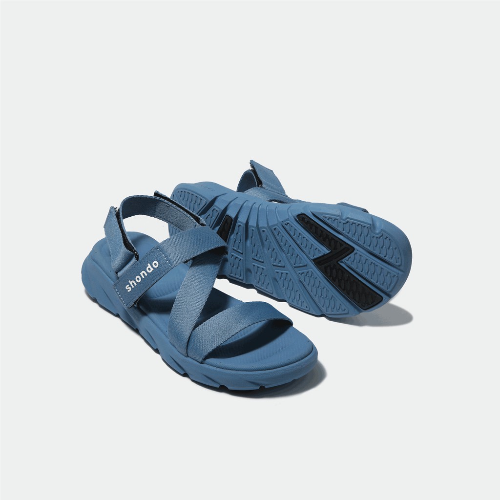 Giày Sandals SHONDO F6 Sport Xanh Lam - F6S304