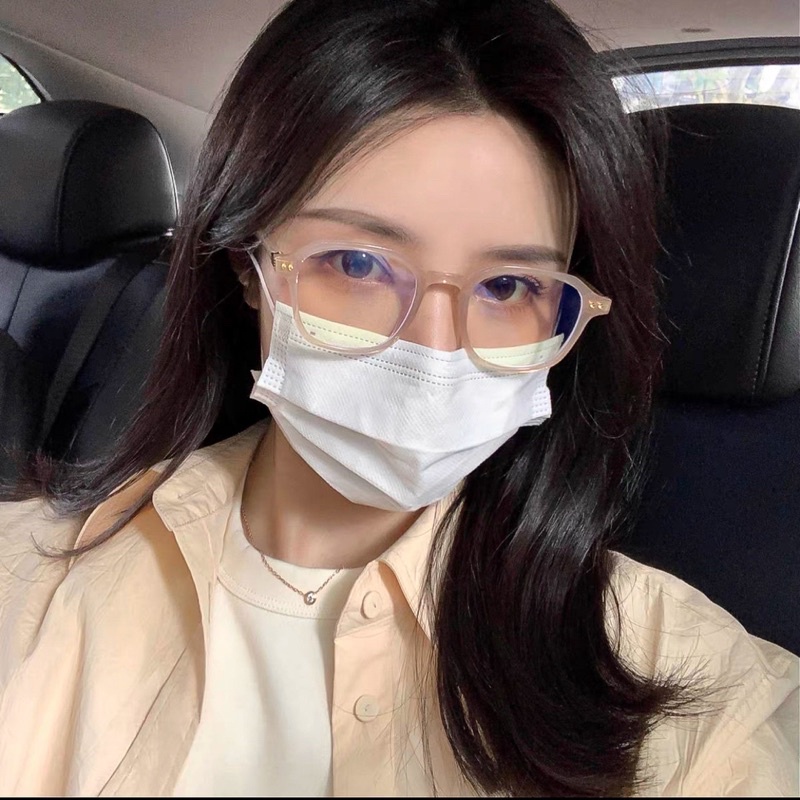 Gọng Kính Vuông AHSTOREE Dáng Unisex, Gọng Mảnh Mai, Nhẹ Nhàng, Dáng Vuông Thích Hợp Cho Các Bạn Có Khuôn Mặt Tròn Bầu