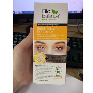 Kem Giảm Quầng Thâm Mắt, Bọng Mắt Bio Balance Thổ Nhĩ Kỳ 15ml - 0513644