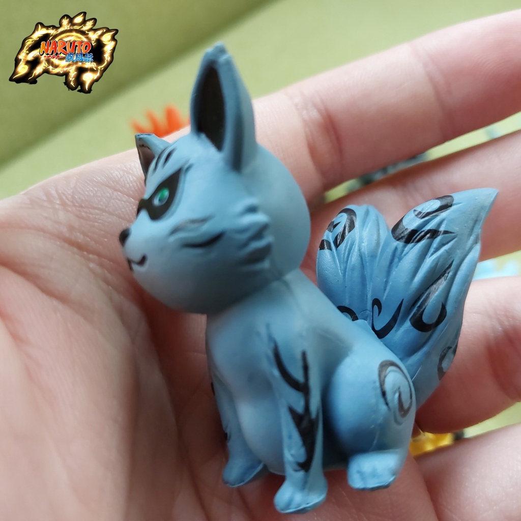 Mô hình Naruto Nhị Vĩ Ác Miêu Nibi Matatabi Một trong Cửu vĩ thú hoạt hình nhẫn giả Na Ru To 1524 2