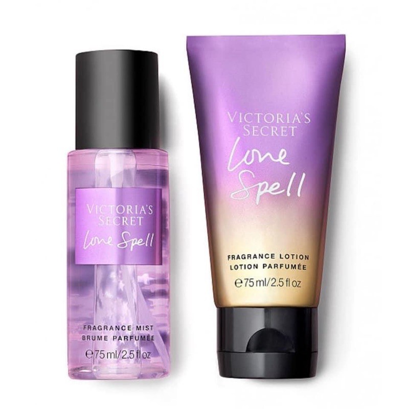 [Mã COS1904 giảm 8% đơn 300K] Bộ set 2 chai Dưỡng thể (Lotion) và xịt thơm cơ thể (Mist) Victoria’s Secret (hàng Mỹ)