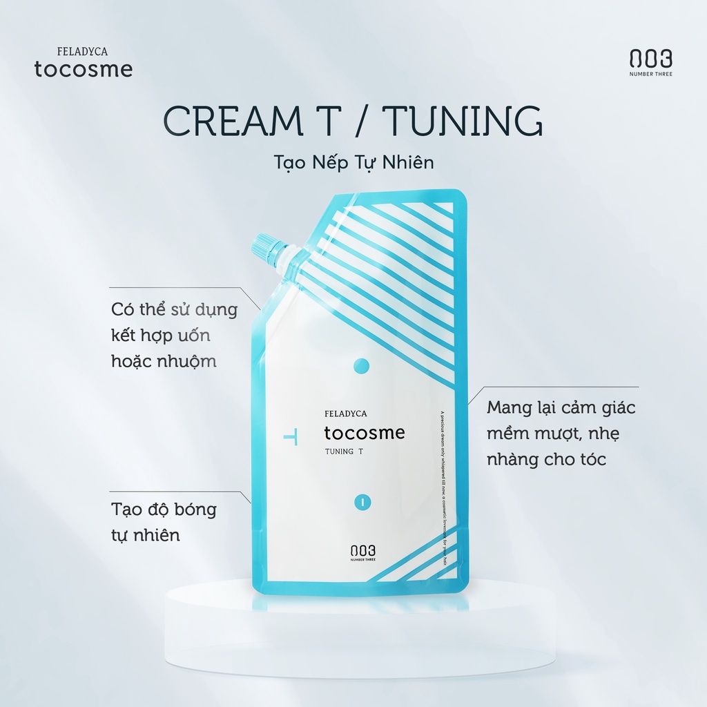 Kem duỗi cao cấp Tocosme Tuning 003 Number Three 400mlx2