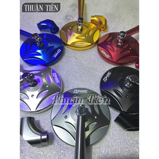 Kính tròn h2c mặt xanh chống chói loại 1 đủ màu - hộp 1 cây dùng nhiều loại xe