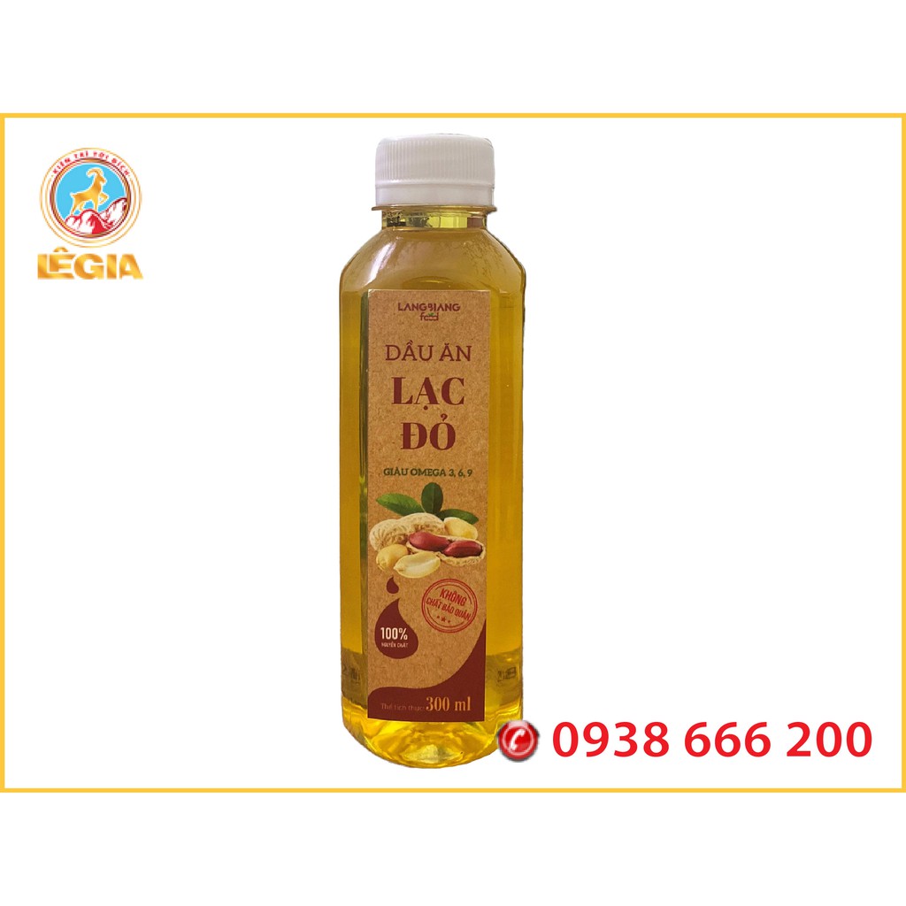 Dầu Ăn Lạc Đỏ LANGBIANG FOOD 300ML