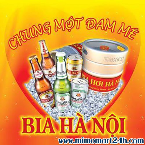 Bia Hà Nội Habeco - Thùng 24 lon x 330ml