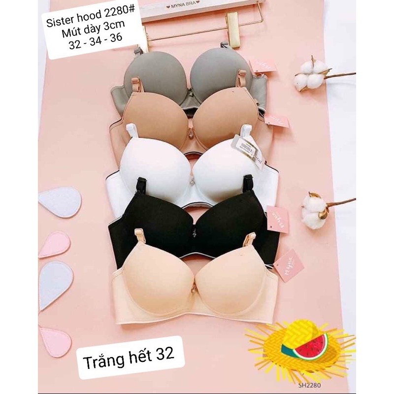 Áo nâng ngực mút dày 3cm,mút cotton mềm mại push up nâng ngực