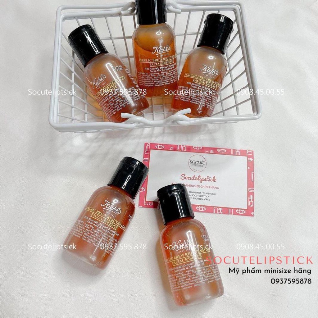 Nước thần KIIEHLS Ferulic Brew Rejuvenating Facial Essence 40ml Chống Oxy Hóa