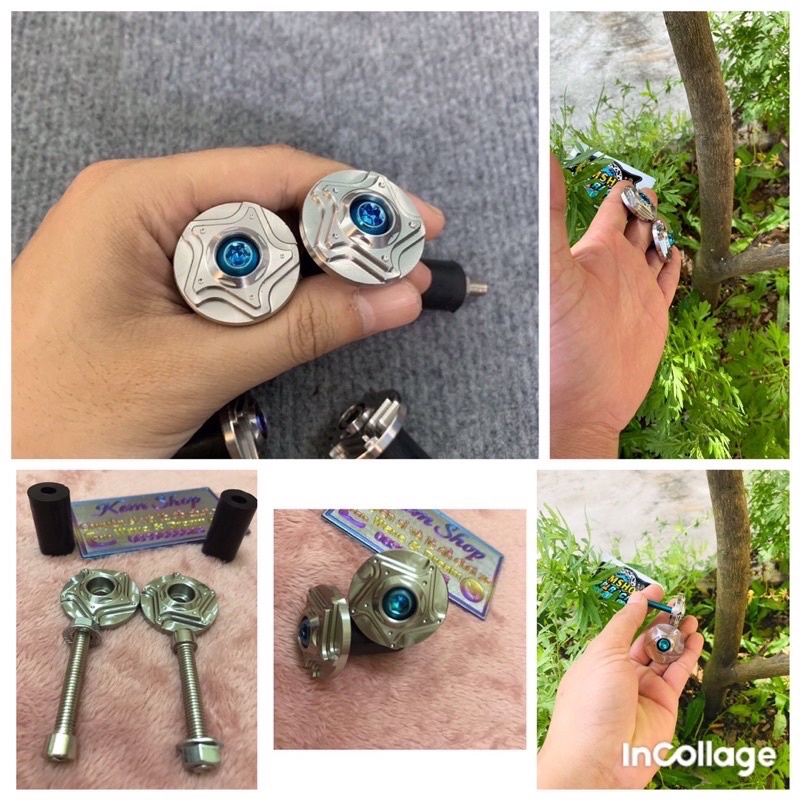 [Giá 1 cặp]Gù Tay Lái inox Salaya 304 Kèm Ốc Titan Cực Chất.