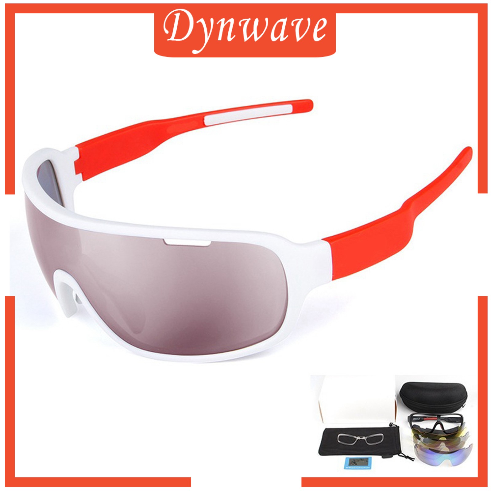 [DYNWAVE] Outdoor Sport Sunglasses Bike Cycling Glasses MTB Goggles Bicycle UV400 Eyewear