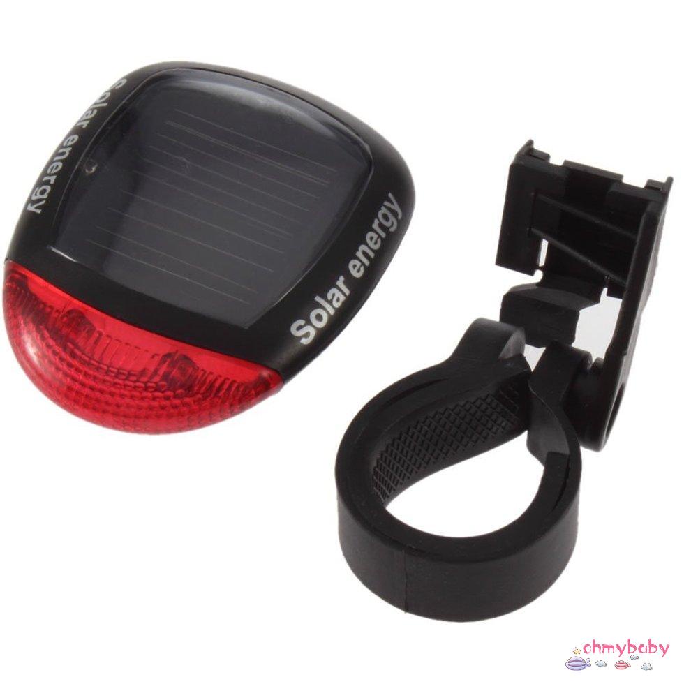 Xe đạp năng lượng mặt trời Đèn LED đi xe đạp Đuôi xe đạp phía sau Đèn đỏ Đèn hậu w / Kẹp [8/10]