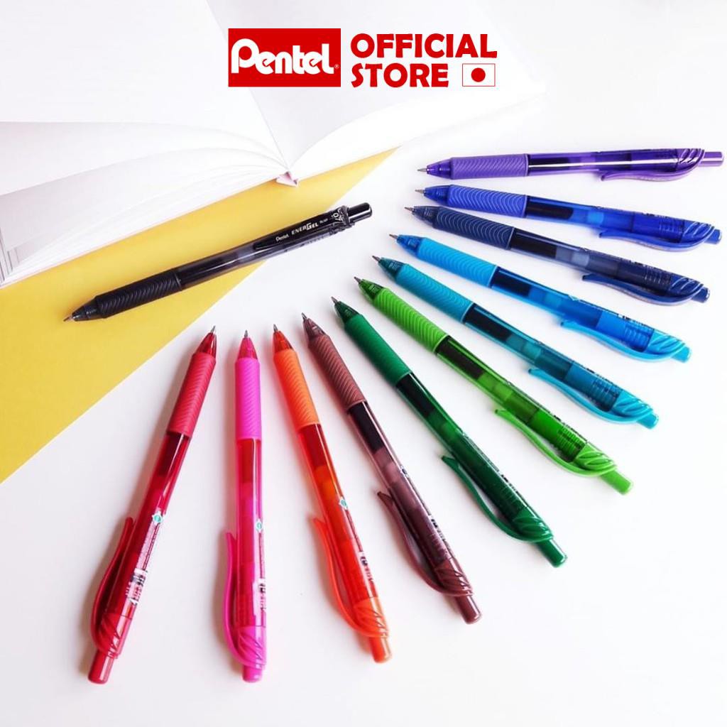 Bút Energel Bấm Pentel BL107 | Màu Sắc Đa Dạng Tương Ứng Màu Vỏ