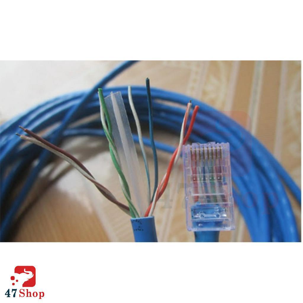 Dây Mạng Cat6 Bấm Sẵn 2 Đầu dài 10m 15m 20m 25m 30m 35m 40m - Cáp mạng, cáp lan, cáp internet