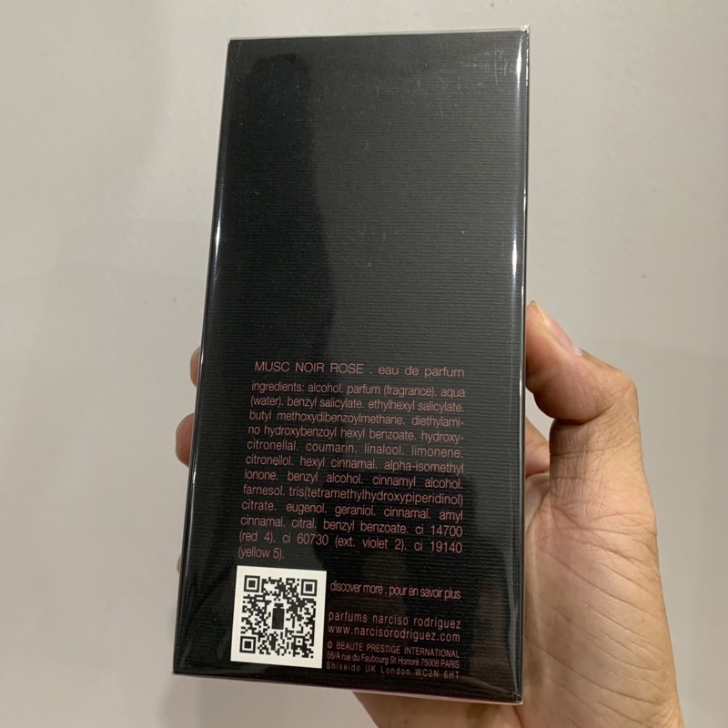 Nước hoa nữ Narciso Musc Noir Rose EDP 100ml full seal