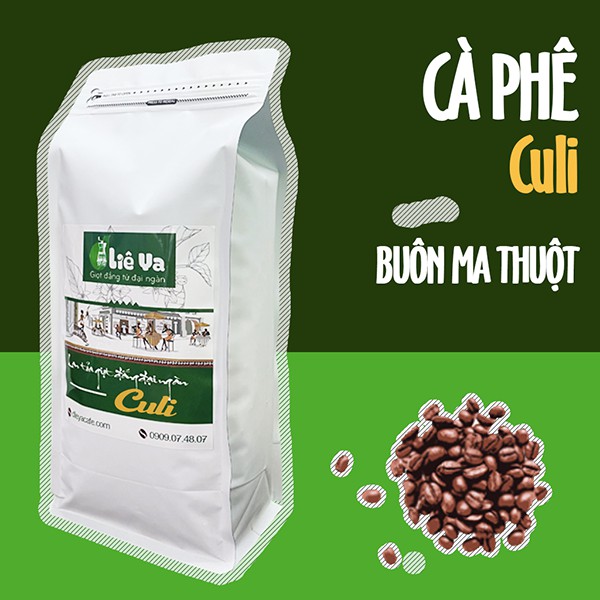 [Khuyến mãi khi mua 1KG] Cà phê Culi nguyên chất Đliê Ya Cafe - Buôn Ma Thuột