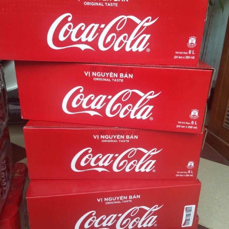 Thùng cocacola 24 lon (330ml x1 lon)