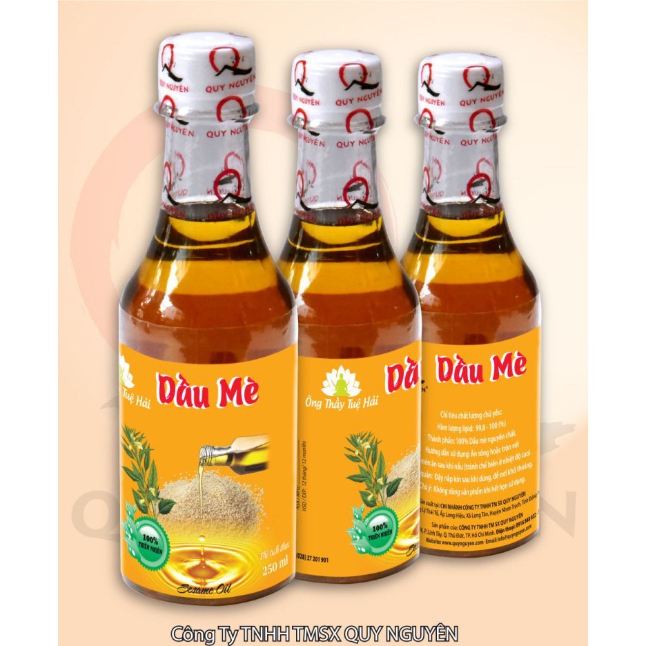 Dầu Mè Lứt Quy Nguyên 250ml