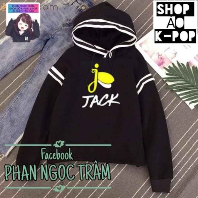 Áo Hoodie Jack  FREESHIP  Giảm Ngay 10k Khi Nhập [ AO JACK ] - Áo Jack Viền Mũ In Theo Yêu Cầu