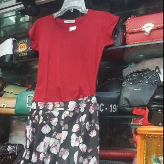 Combo set áo thun quần ống rộng