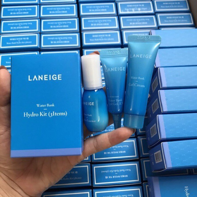 [Laneige] Water Bank Hydro Kit- bộ dưỡng da cấp ẩm 3 item