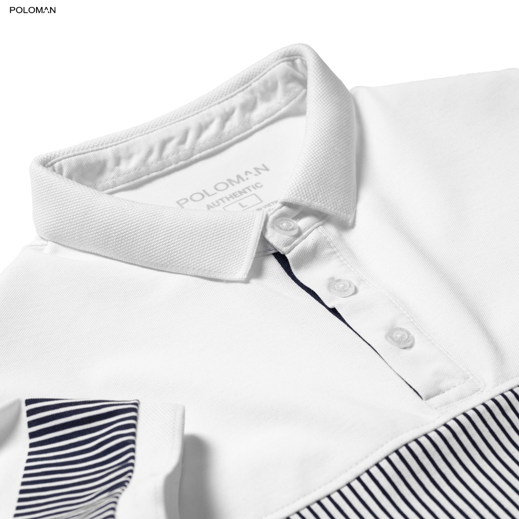 Áo Polo nam cổ bẻ phối ROY vải cá sấu Cotton xuất xịn,chuẩn form,trẻ trung - thanh lịch - POLOMAN. | BigBuy360 - bigbuy360.vn