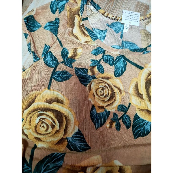 Bộ tay con quần dài thun gân tầm ý