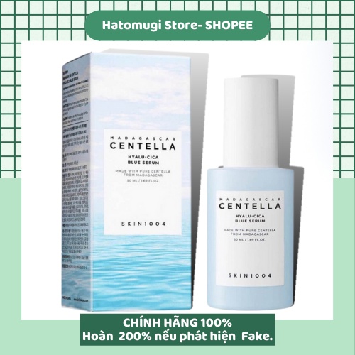 Serum Centella / Tinh chất cấp ẩm, giảm mụn, dưỡng trắng da Skin1004 Madagascar Centella Hyalu-cica Blue Serum 50ml