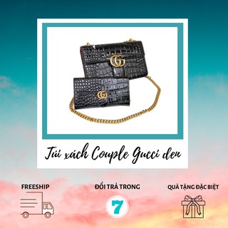 [MÃ GIẢM 10K MÃ JEAVAT9]  Túi xách nữ cao cấp Bộ đôi Gucci da rắn S25 siêu sang - Fullbox