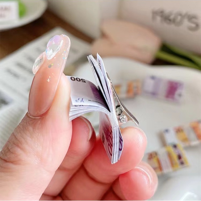 Kẹp Tóc Nhỏ Phong Cách Châu Âu Vui Nhộn Thời Trang Mới Phiên Bản Hàn Quốc Cho Bé Gái